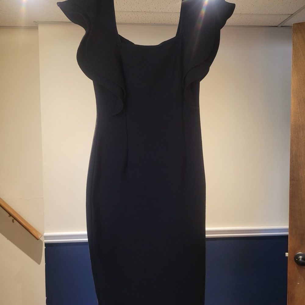 Elegant Black Off the Shoulder or On the Shoulder Dress